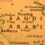 Saudi Arabia's location on the map, including Medina, Mecca and Riyadh. Most popular for Muslim destinations.