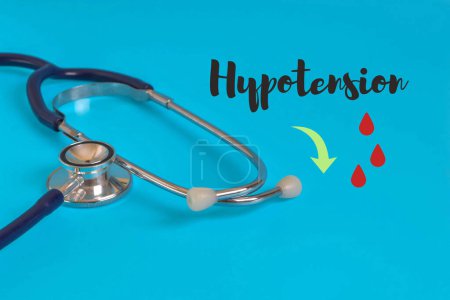 Photo for Hypotension, commonly known as low blood pressure, is a condition characterized by blood pressure that is lower than normal - Royalty Free Image