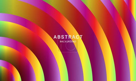 Rainbow gradient color background for social media design ripples pattern vector illustration.