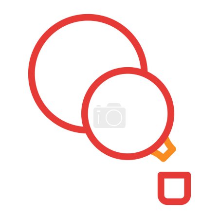 Ilustración de Calabash multicolor red illustration vector and logo new year icon perfect. Icon sign from modern collection for web. Nice design perfect. - Imagen libre de derechos