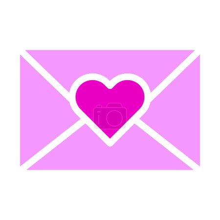 card icon solid pink style valentine illustration vector element and symbol perfect. Icon sign from modern collection for web.
