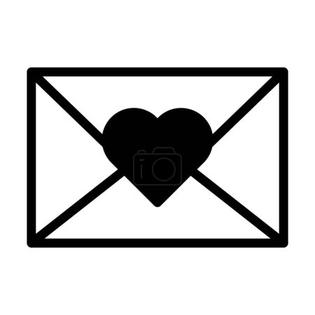 icono de la tarjeta duotone negro estilo valentine ilustración vector elemento y símbolo perfecto. Signo de icono de la colección moderna para la web.
