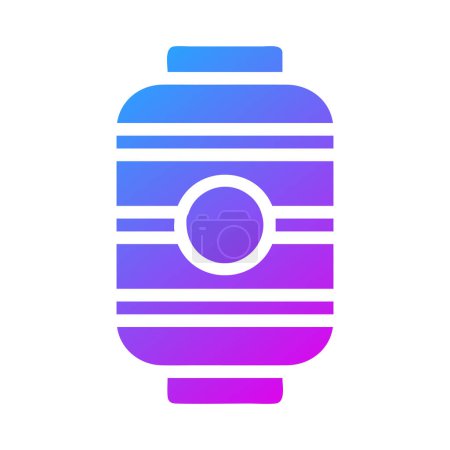 lantern icon gradient purple style chinese new year illustration vector perfect. Icon sign from modern collection for web. Nice design perfect