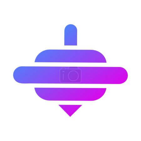 Ilustración de Girando icono gradiente púrpura estilo chino nuevo año ilustración vector perfecto. Signo de icono de la colección moderna para la web. Buen diseño perfecto - Imagen libre de derechos