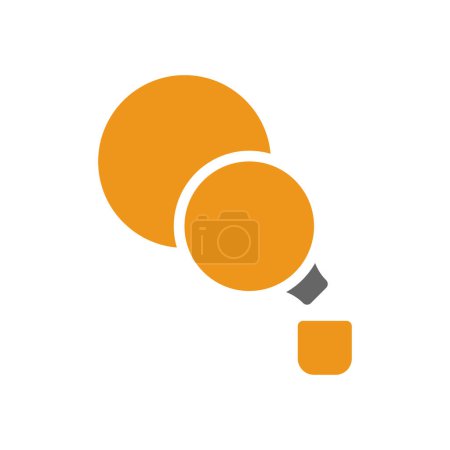 Ilustración de Icono de calabaza estilo sólido naranja gris color chino nuevo año vector elemento y símbolo perfecto. - Imagen libre de derechos