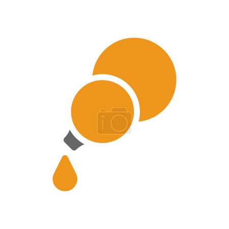 Ilustración de Icono de calabaza estilo sólido naranja gris color chino nuevo año vector elemento y símbolo perfecto. - Imagen libre de derechos