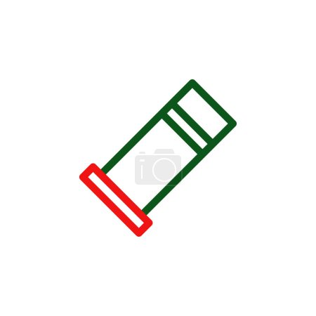 Bullet icon duocolor green red colour military vector army element and symbol perfect.