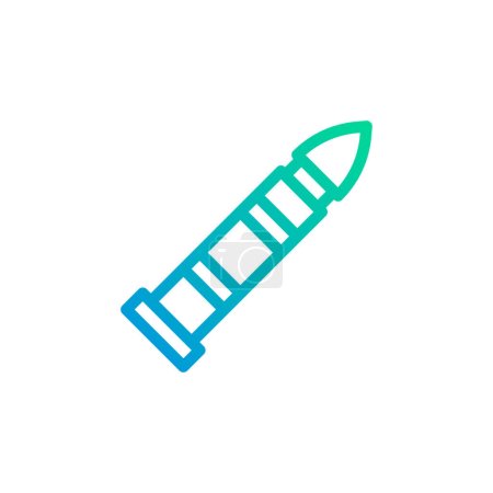 Bullet icon gradient green blue colour military vector army element and symbol perfect.
