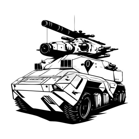 Icône de voiture dessiner à la main couleur noire élément vectoriel de logo de l'armée et symbole