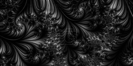 Téléchargez les photos : Résumé Conception fractale générée par ordinateur. Une fractale est un modèle sans fin. Les fractales sont des motifs infiniment complexes qui sont auto-similaires à travers différentes échelles. Idéal pour le papier peint de téléphone portable - en image libre de droit