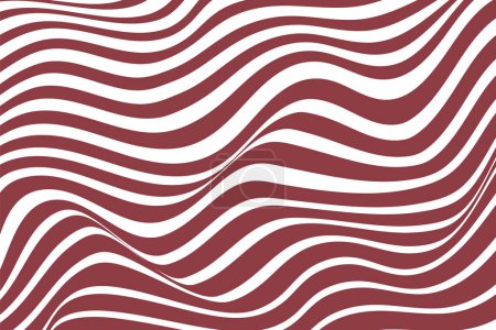 Illustration for Abstract dynamic wavy lines background - Royalty Free Image