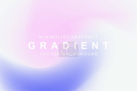 Illustration for Minimalist abstract gradient vector background - Royalty Free Image
