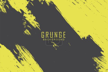 Abstract yellow and black color grunge background