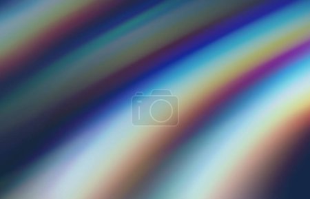 Abstract defocused image with chromatic aberration effect. Speculars and light.