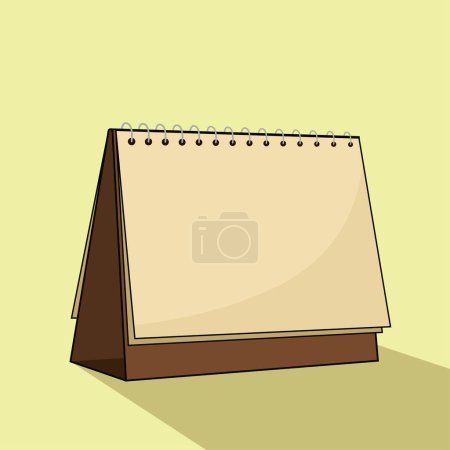 Téléchargez les photos : Graphiques vectoriels isolés de calendrier de bureau - en image libre de droit