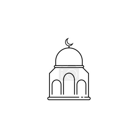 Téléchargez les photos : Mosque icon vector graphics - en image libre de droit