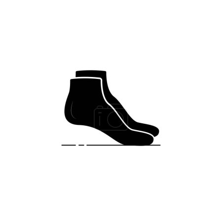 Téléchargez les photos : Pair of socks icon vector graphics - en image libre de droit