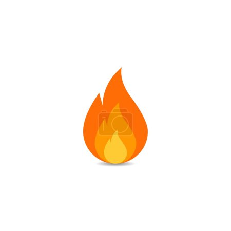 Téléchargez les photos : Logo du feu graphiques vectoriels isolés - en image libre de droit