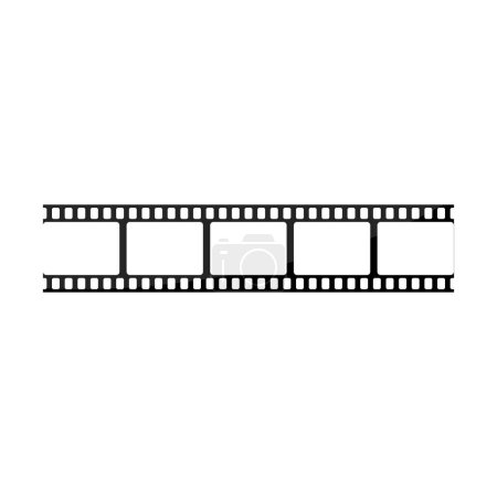Filmstrip icon isolated vector graphics