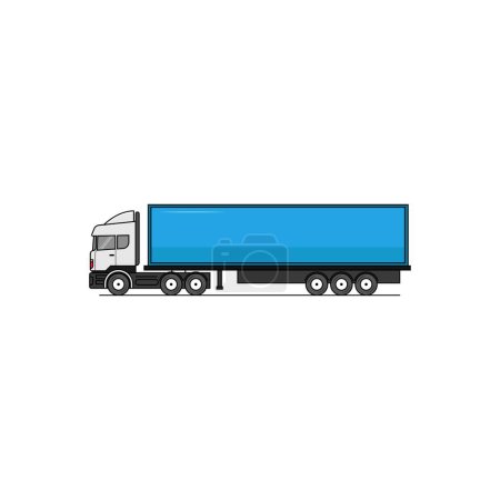 Téléchargez les photos : Camion cargo ou camions lourds graphiques vectoriels - en image libre de droit