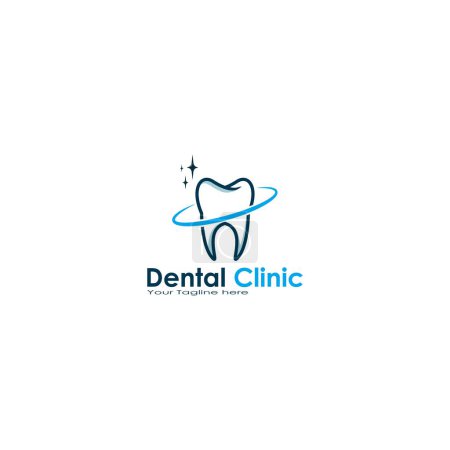 Téléchargez les photos : Graphismes vectoriels de conception de logo de clinique dentaire - en image libre de droit