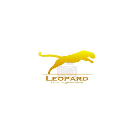 Téléchargez les photos : Logo sautant Lepard graphiques vectoriels - en image libre de droit