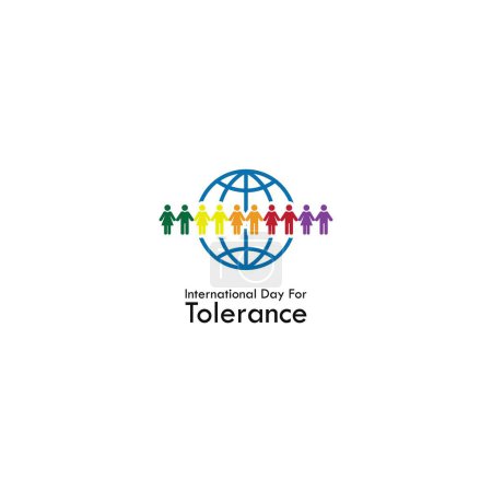 Téléchargez les photos : Journée internationale Pour le logo de tolérance, étiquettes graphiques vectoriels - en image libre de droit
