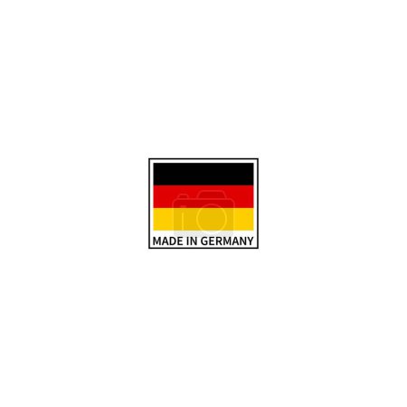 Téléchargez les photos : Logo Made in Germany, graphismes vectoriels d'étiquettes Made in Germany - en image libre de droit