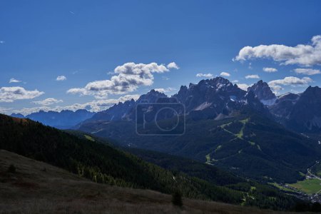 Photo for The beautiful mountain landscape of Dolomites in late summer - September 2022 - Royalty Free Image