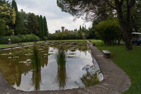 Photo for Valeggio sul Mincio, Italy - July 1, 2023 - the Parco Giardino Sigurta - Water Gardens - Veneto region - Italy landmarks - Royalty Free Image