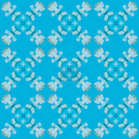 Photo for Blue texture. Background tile from blue patterns. - Royalty Free Image