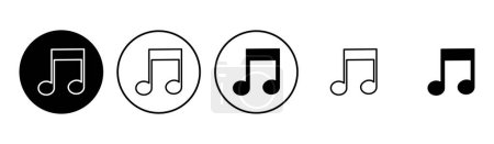 Music icon set. note music icon vector. tone icon puzzle 700808316