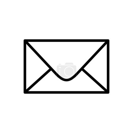 Mail icon vector. email icon vector. E-mail icon. Envelope illustration