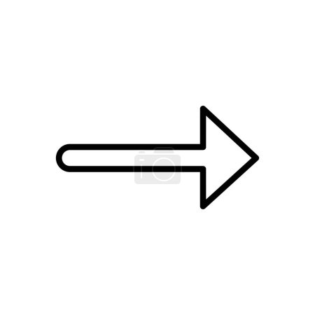 Icono de flecha vector. Símbolo de flecha. Signo de flecha para su diseño web.