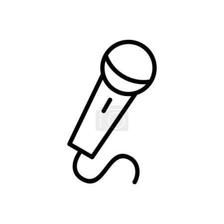 microphone icon vector. karaoke icon vector