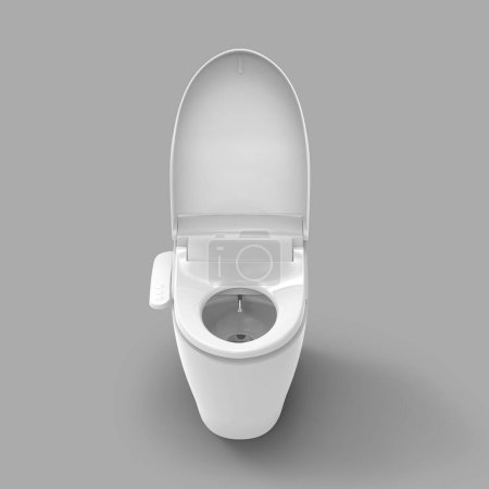 Haushaltsgeräte 3D-Grafik-Serie, Toilettensitz-Verleih
