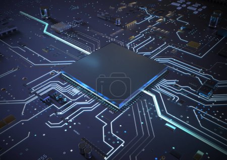 abstract background, electronic circuit board