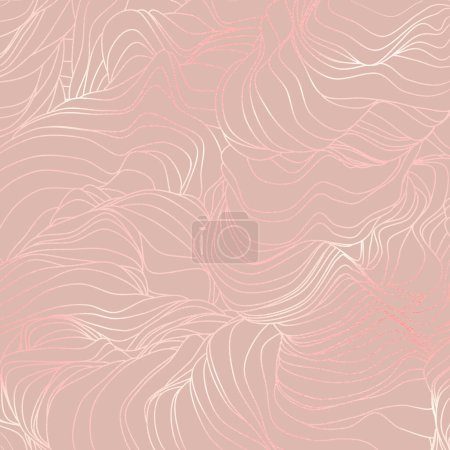Photo for Great metalline splendor pattern backdrop - pale pink stripy background - Cameo pink glorious texture - Royalty Free Image