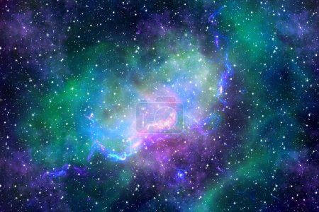 Cosmic constellation background  - galaxy haziness backdrop -  starry fogginess space