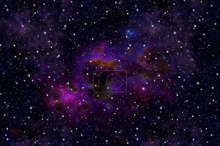 Cosmic interstellar background  - starlet universe backdrop -  galaxy nebulosity space