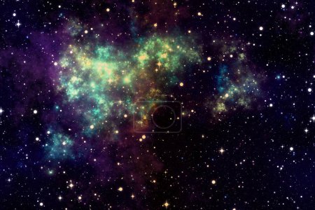 Foto de Cosmic interstellar background  - galaxy aether backdrop - universe nebulosity continuum - Imagen libre de derechos