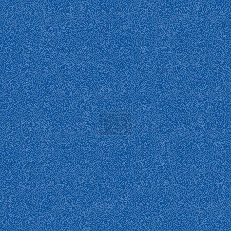 Ilustración de Patrón sin costura vectorial con manchas contorneadas blancas sobre un fondo azul oscuro - Imagen libre de derechos