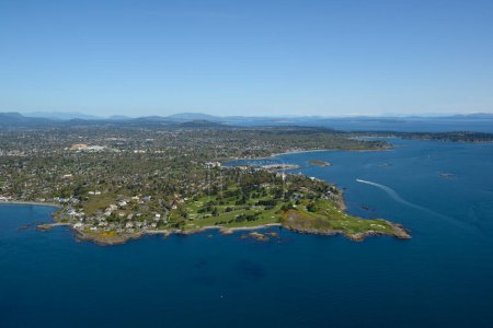 Foto aérea del Victoria Golf Club and Oak Bay, 1110 Beach Drive, Oak Bay, Victoria, Vancouver Island, British Columbia, Canad