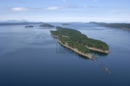 Wallace Island Marine Provincial Park, Islas del Golfo, Columbia Británica, Canadá.
