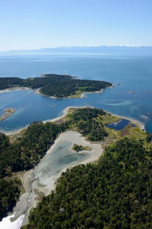 Foto aérea, Isla Vancouver, Columbi Británica