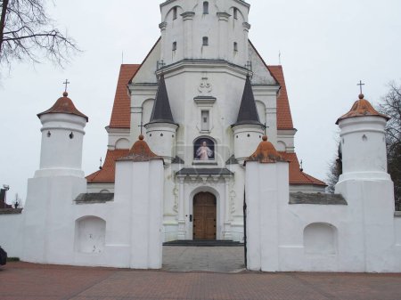 Téléchargez les photos : Entrée de la cathédrale Saint-Pierre-et-Paul de Siauliai, Lituanie - en image libre de droit