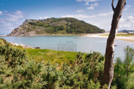 Photo for Monteagudo Island. Cies islands, Atlantic Islands National Park, Galicia, Spain - Royalty Free Image