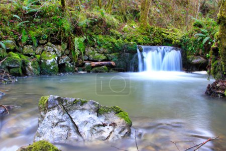 Téléchargez les photos : La Pena river, Sierra de Penamayor, Nava, Asturias, Spain - en image libre de droit