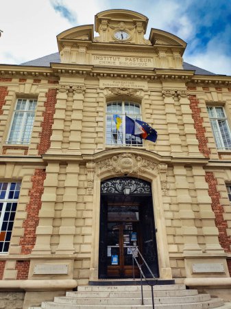 Foto de París, Francia; 8 de agosto de 2023: Institut Pasteur - Imagen libre de derechos