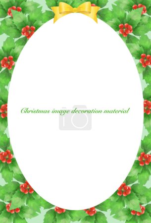 Téléchargez les photos : Matériel de décoration de Noël avec motif houx - en image libre de droit